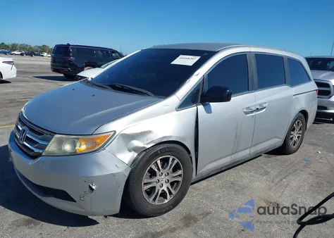 2012 Honda Odyssey Ex z USA, uszkodzony, nr VIN 5FNRL5H4XCB108215
